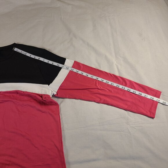 Men's-Women's Pajamas long sleeve shirt and pants 3XL Black & Pink New - Picture 8 of 11